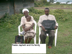 Pastor Japheth and his family